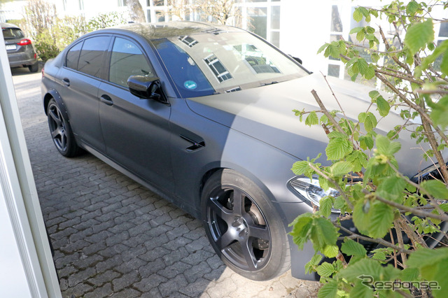 BMW M5 謎のプロトタイプ車両(スクープ写真)