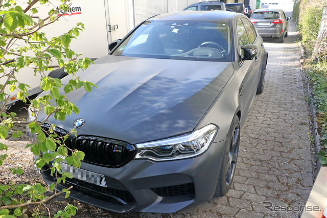 BMW M5 謎のプロトタイプ車両(スクープ写真)