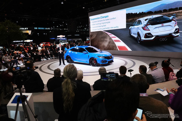 ホンダ・シビック・タイプR 改良新型の北米仕様(シカゴモーターショー2020)