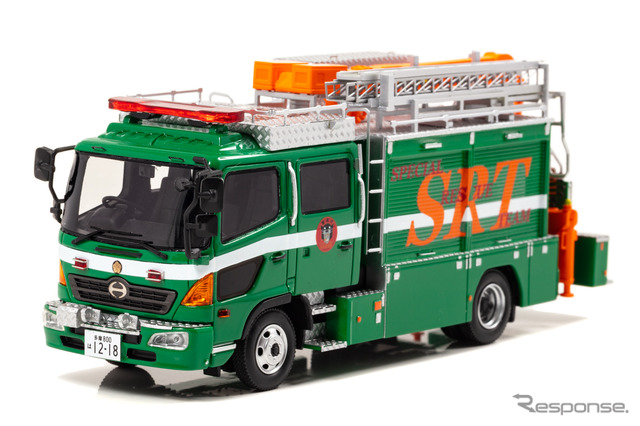 日野 レンジャー 2017 警視庁警備部特殊救助隊特型機動救助車両(SRT)1/43スケール