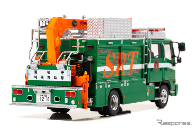 日野 レンジャー 2017 警視庁警備部特殊救助隊特型機動救助車両(SRT)1/43スケール