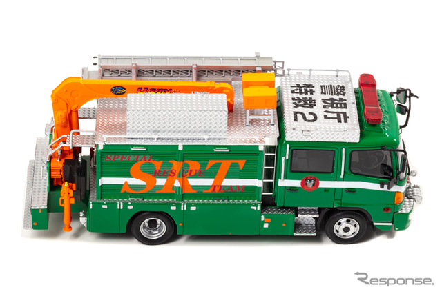 日野 レンジャー 2017 警視庁警備部特殊救助隊特型機動救助車両(SRT)1/43スケール