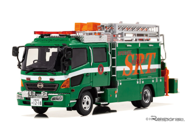 日野 レンジャー 2017 警視庁警備部特殊救助隊特型機動救助車両(SRT)1/43スケール