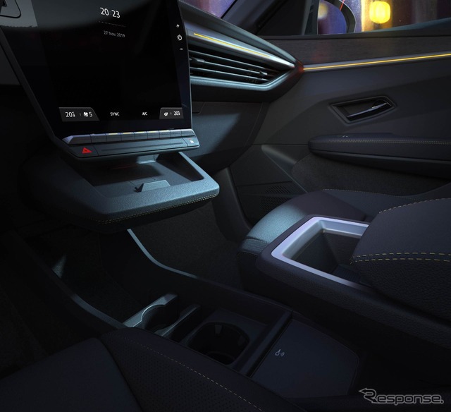 次世代ルノー・メガーヌ のフルEV「E-TECHエレクトリック」のティザーイメージ
