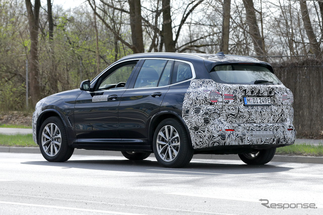 BMW iX3 改良新型 プロトタイプ スクープ写真