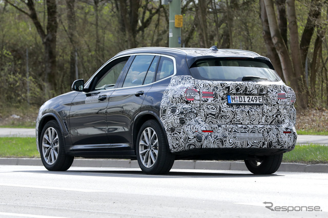 BMW iX3 改良新型 プロトタイプ スクープ写真