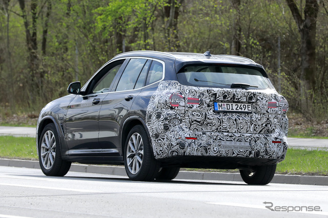 BMW iX3 改良新型 プロトタイプ スクープ写真
