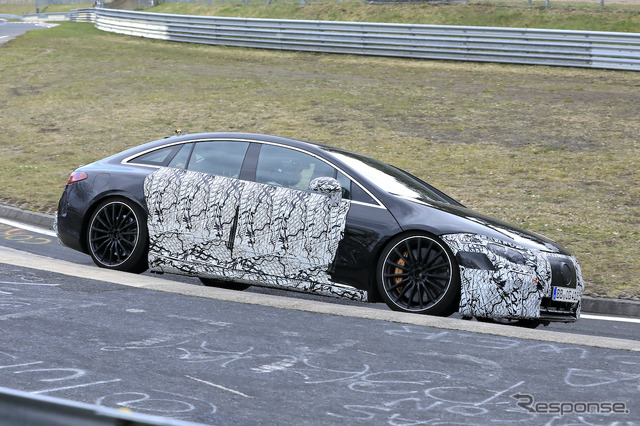 メルセデス EQS AMG 市販型プロトタイプ(スクープ写真)