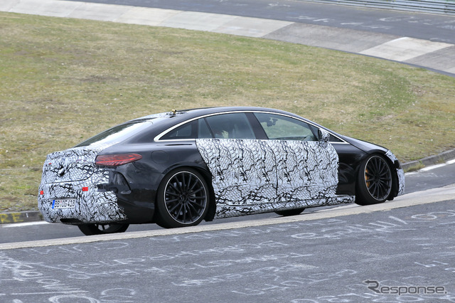 メルセデス EQS AMG 市販型プロトタイプ(スクープ写真)