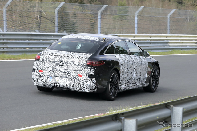 メルセデス EQS AMG 市販型プロトタイプ(スクープ写真)