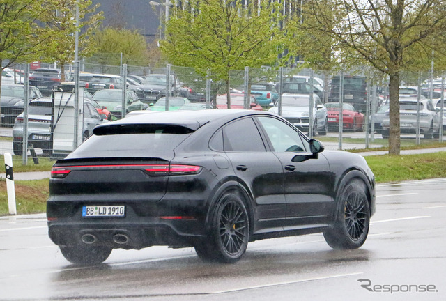 ポルシェ カイエンクーペ 改良新型プロトタイプ(スクープ写真)