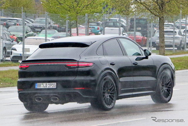 ポルシェ カイエンクーペ 改良新型プロトタイプ(スクープ写真)