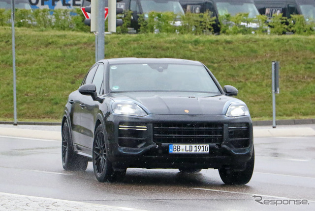 ポルシェ カイエンクーペ 改良新型プロトタイプ(スクープ写真)