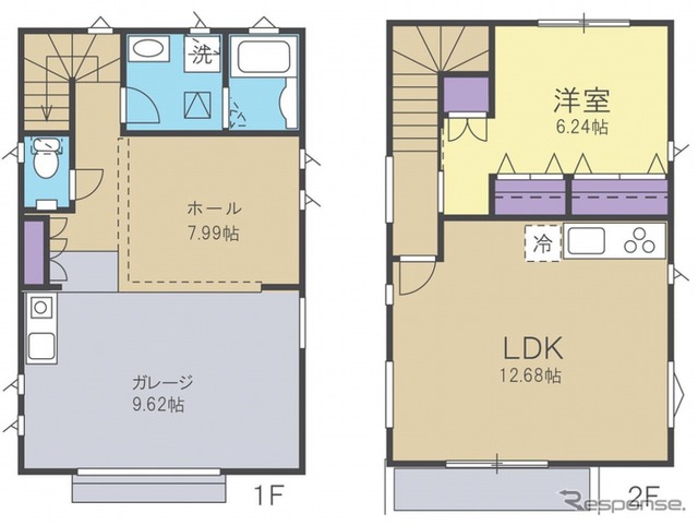 PR GARAGE LIFE 保⼟ヶ⾕(間取り)