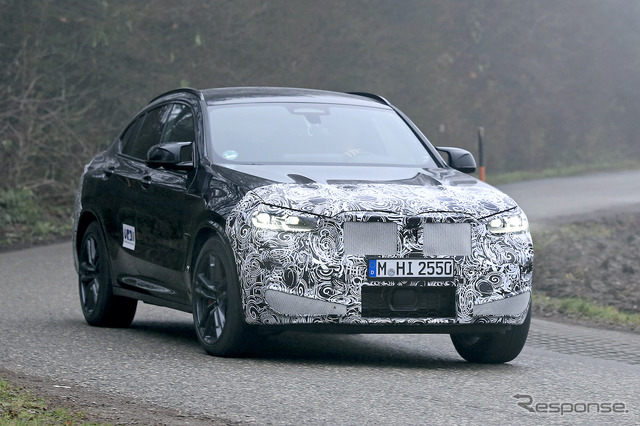 BMW X4 改良新型 プロトタイプ(スクープ写真)