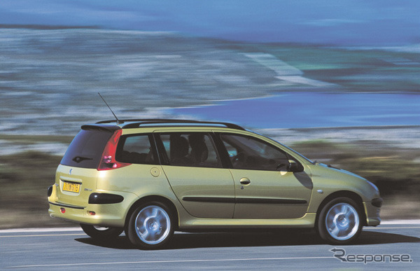 【ジュネーブショー2002出品車】プジョー『206SW』もこのまま出てきます