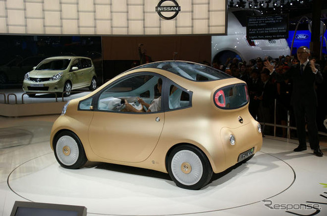 【パリモーターショー08】日産の電気自動車 ニューヴ 発表