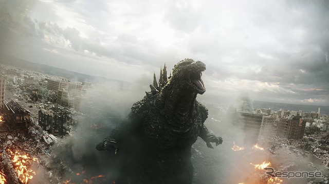 ゴジラをテーマとした世界初の常設大型ライド・アトラクション。 TM & (C) TOHO CO., LTD.