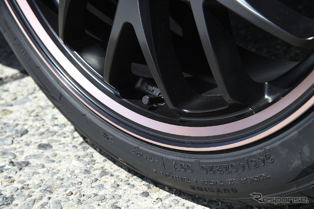 MID【RMP 820F】推奨サイズ:20×8.5J Inset45 5H-114.3/カラー:セミグロスブラック/デュアルポリッシュ/ピンクゴールドクリア/タイヤサイズ:245/40R20