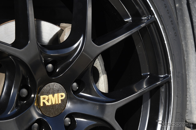 MID【RMP 025F】推奨サイズ:20×8.5J Inset38 5H-114.3/カラー:セミグロスブラック+リムエッジDC+ロゴマシニング/タイヤサイズ:245/40R20