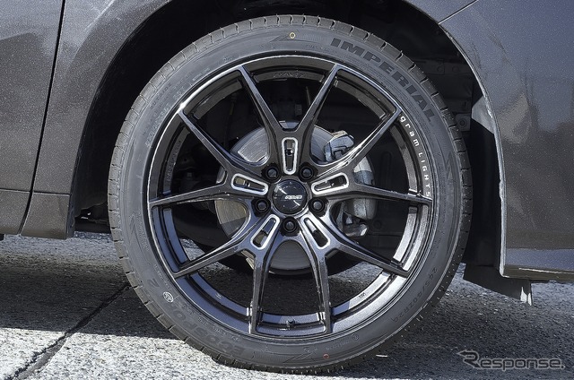 レイズ【Gram Lights 57FXZ】推奨サイズ:20×8.5J Inset38 5H-114.3/カラー:スーパーダークガンメタ/マシニングリムエッジDC/タイヤサイズ:245/40R20
