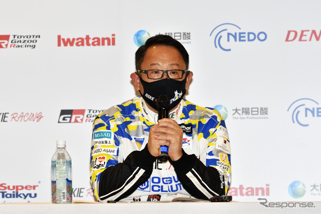水素カローラ記者会見:豊田社長
