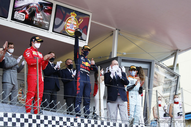 フェルスタッペン(レッドブル・ホンダ)、F1モナコGP優勝