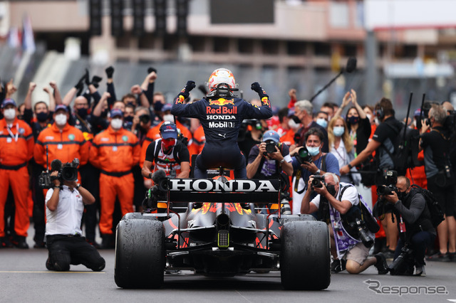 フェルスタッペン(レッドブル・ホンダ)、F1モナコGP優勝