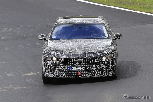 BMW 7シリーズ 次期型プロトタイプ(スクープ写真)