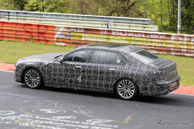 BMW 7シリーズ 次期型プロトタイプ(スクープ写真)