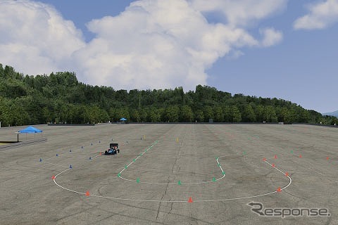 シミュレーターの映像