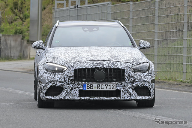 メルセデス AMG C63ステーションワゴン 新型プロトタイプ(スクープ写真)