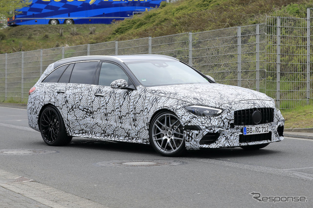 メルセデス AMG C63ステーションワゴン 新型プロトタイプ(スクープ写真)
