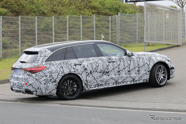 メルセデス AMG C63ステーションワゴン 新型プロトタイプ(スクープ写真)