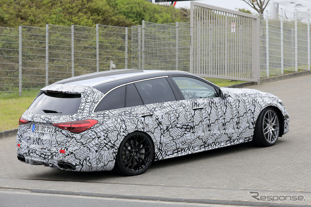 メルセデス AMG C63ステーションワゴン 新型プロトタイプ(スクープ写真)