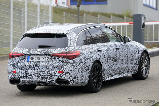 メルセデス AMG C63ステーションワゴン 新型プロトタイプ(スクープ写真)