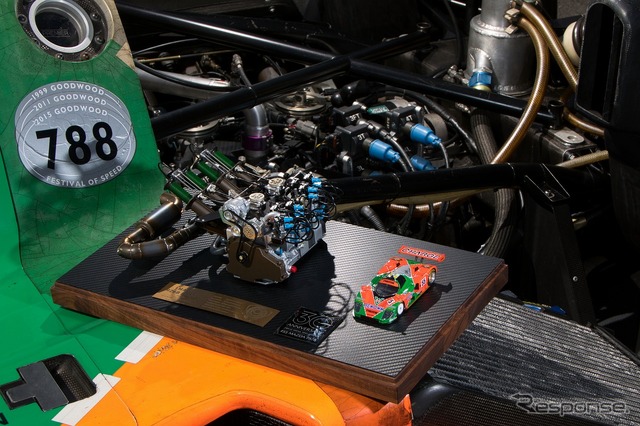 マツダR26Bエンジンモデル 1/6スケール ルマン優勝30周年記念モデル