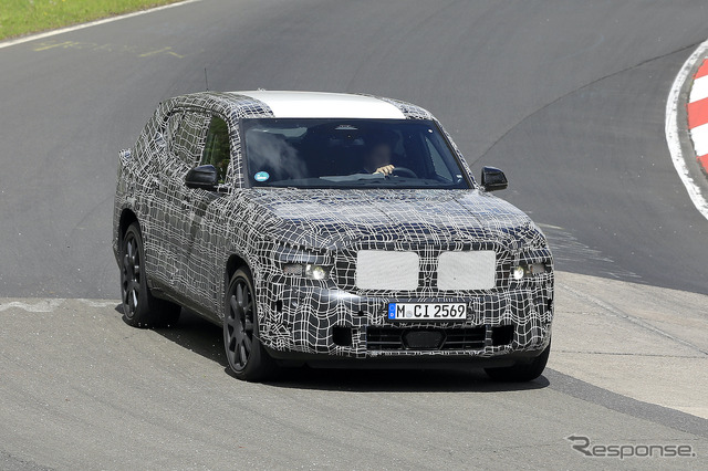 BMW X8M 開発車両(スクープ写真)