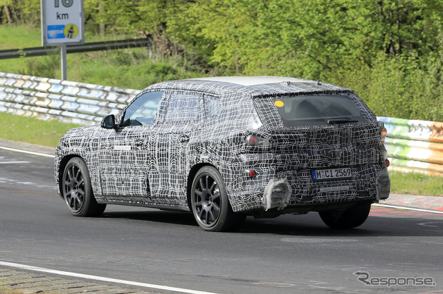 BMW X8M 開発車両(スクープ写真)