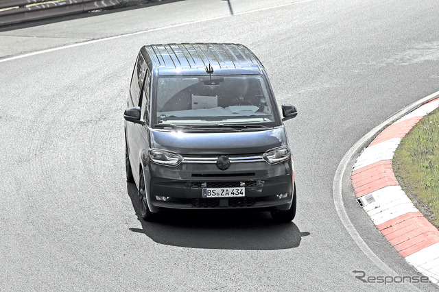 VW マルチバン新型プロトタイプ(スクープ写真)