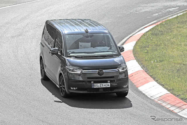 VW マルチバン新型プロトタイプ(スクープ写真)