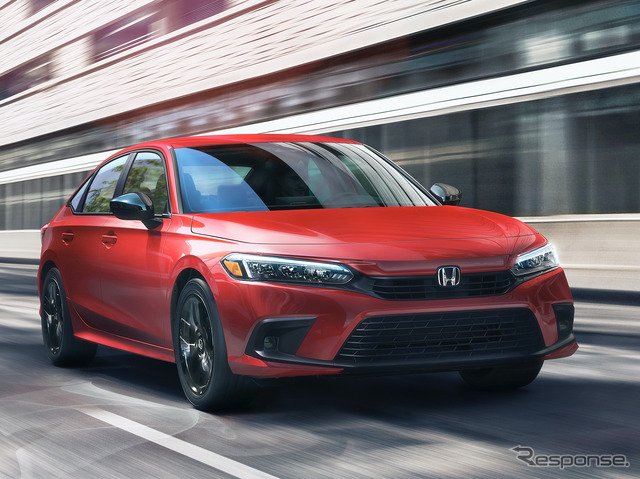 ホンダ・シビックセダン新型北米仕様