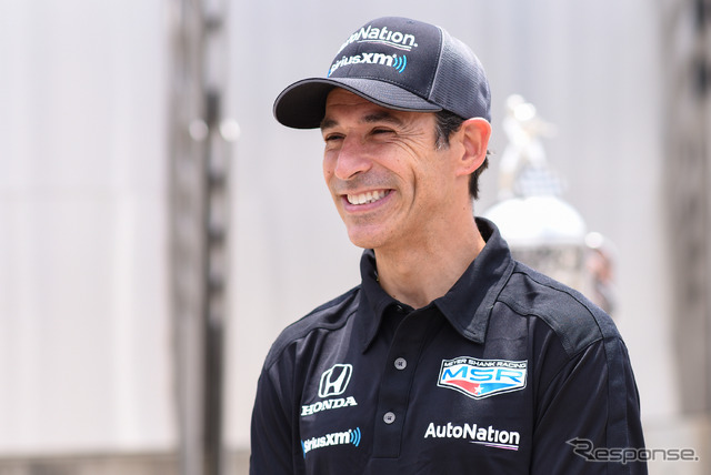 第105回インディ500で優勝したエリオ・カストロネベス(写真は現地27日)。