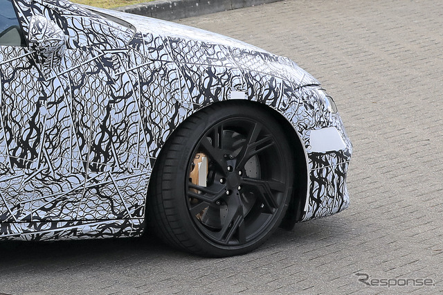 メルセデス AMG EQE プロトタイプ（スクープ写真）