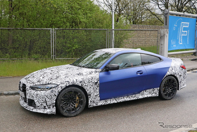 BMW M4クーペをベースとしたプロトタイプ(スクープ写真)