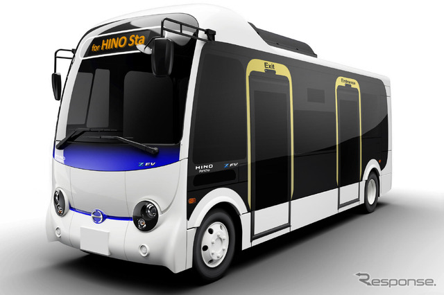 2022年春に市場投入する予定の小型電気バス、ポンチョZ EV