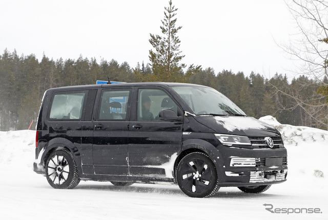 VW ID.BUZZ 市販型プロトタイプ(スクープ写真)