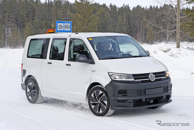 VW ID.BUZZ 市販型プロトタイプ(スクープ写真)