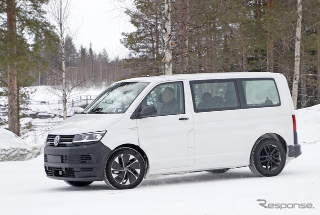 VW ID.BUZZ 市販型プロトタイプ(スクープ写真)