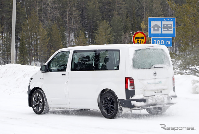 VW ID.BUZZ 市販型プロトタイプ(スクープ写真)